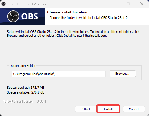 Click through the installer with default options